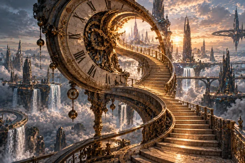 Dream Logic Collage Surreal Worlds Gens