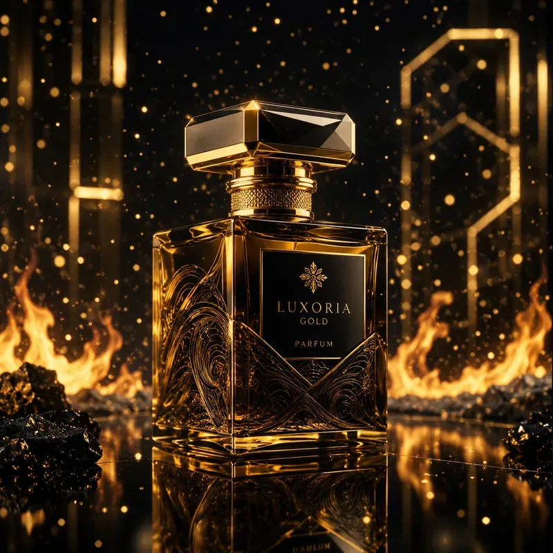 Luxury Black Gold Perfume Commercials