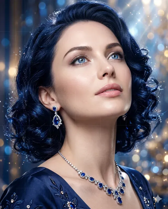 Luxury Gemstone Beauty Portraits