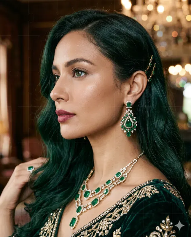 Luxury Gemstone Beauty Portraits