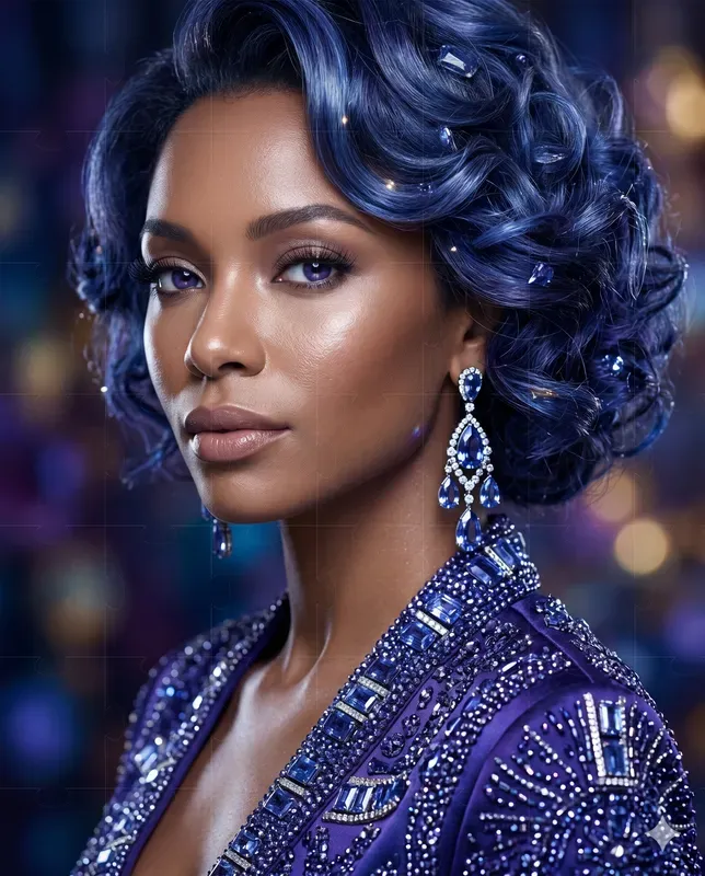 Luxury Gemstone Beauty Portraits