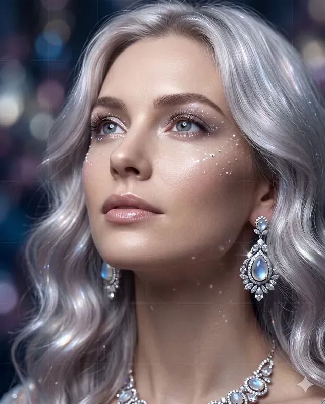 Luxury Gemstone Beauty Portraits