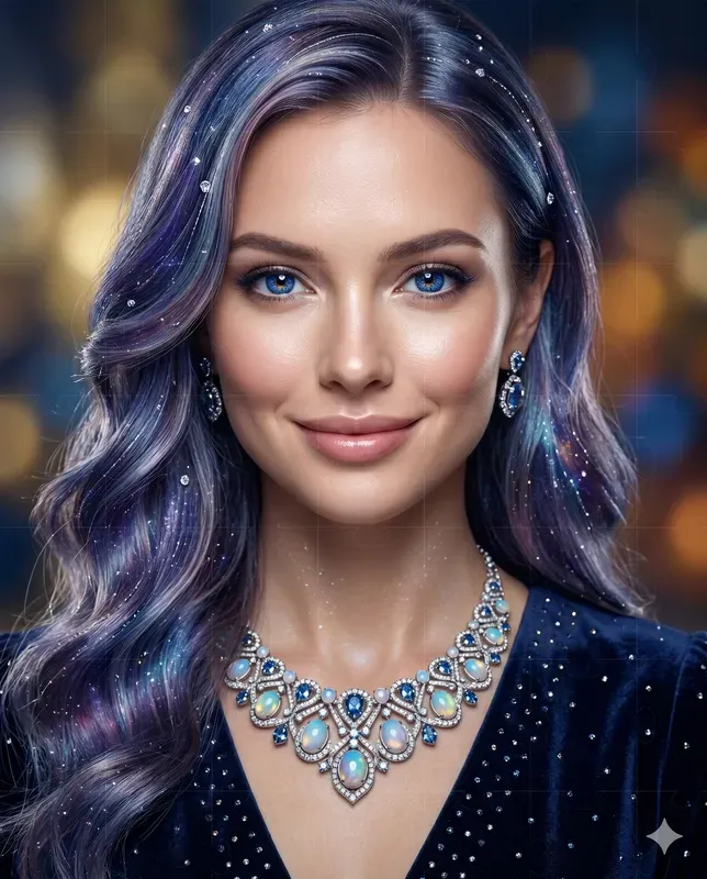 Luxury Gemstone Beauty Portraits