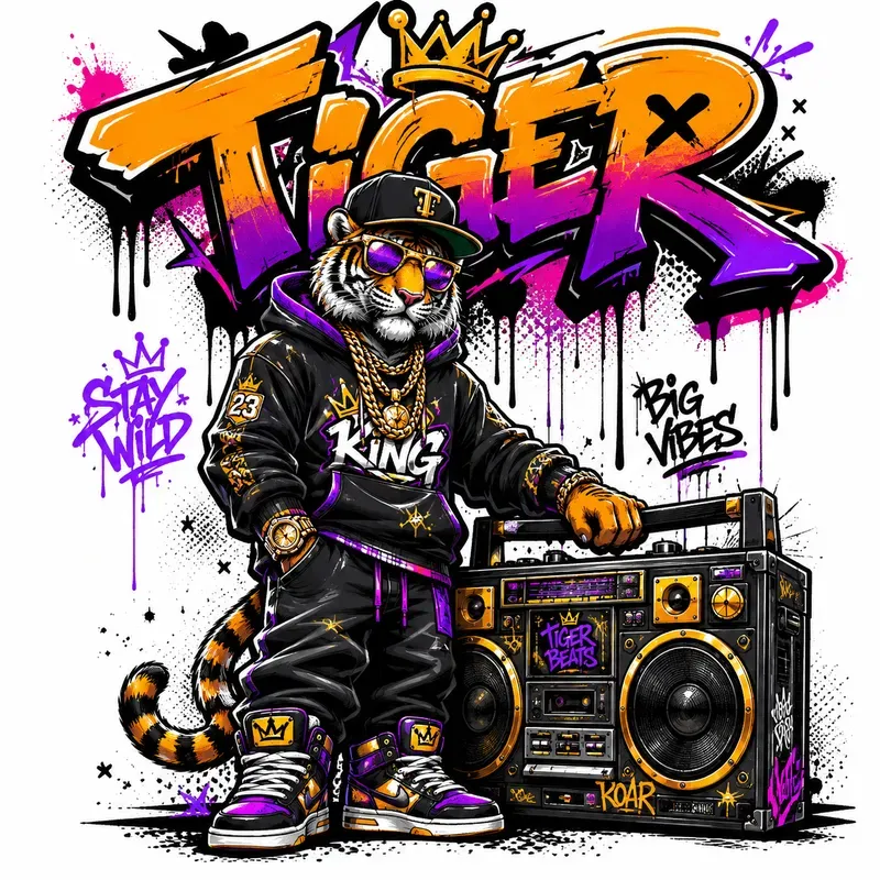 Urban Graffiti Mascot Posters