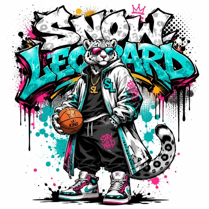 Urban Graffiti Mascot Posters