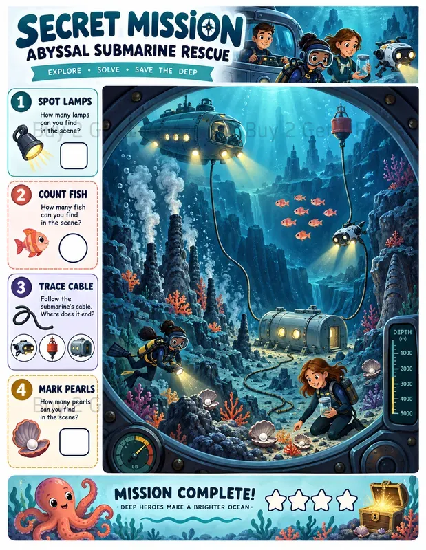 Secret Mission Activity Worksheets