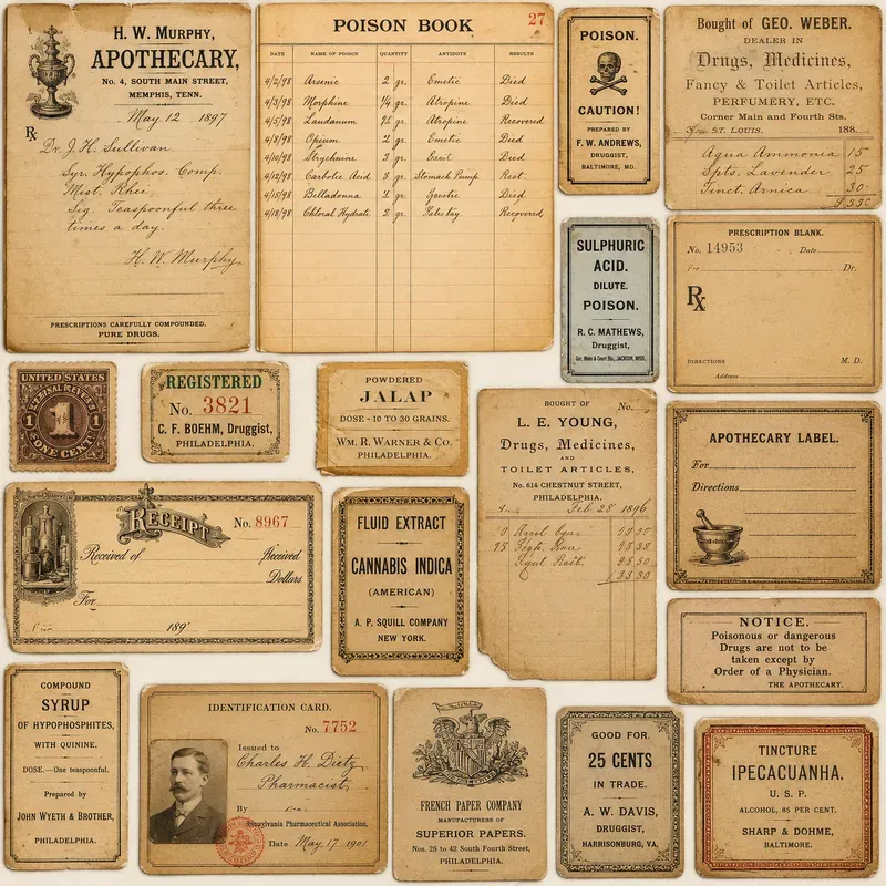 Vintage Ephemera Collages