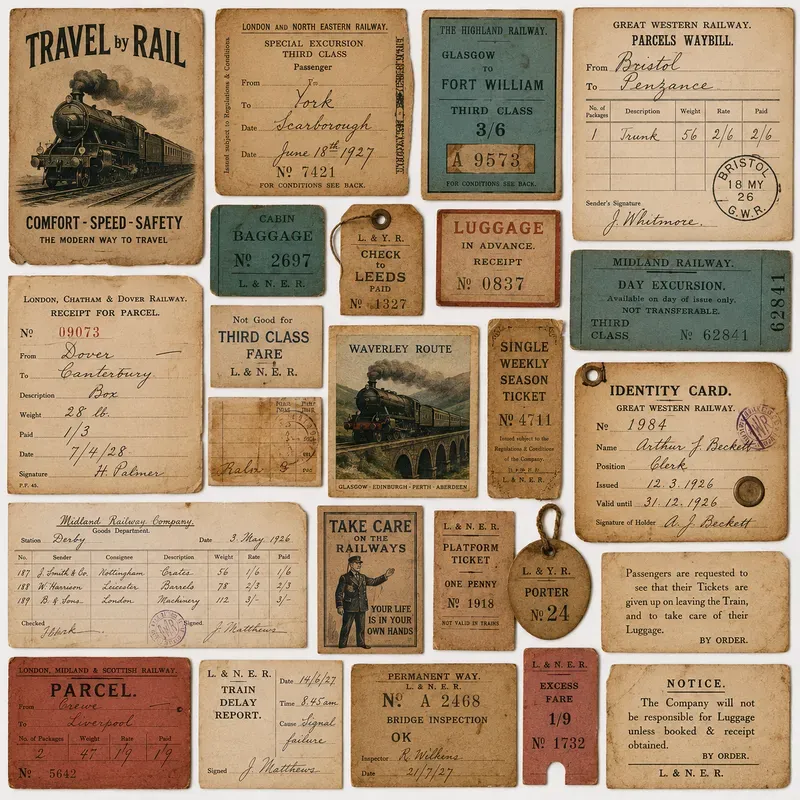 Vintage Ephemera Collages