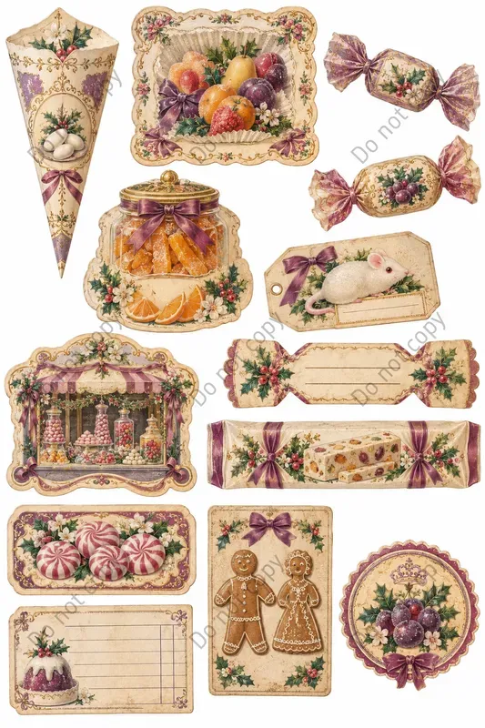 Sugar Plum Confectioner Ephemera