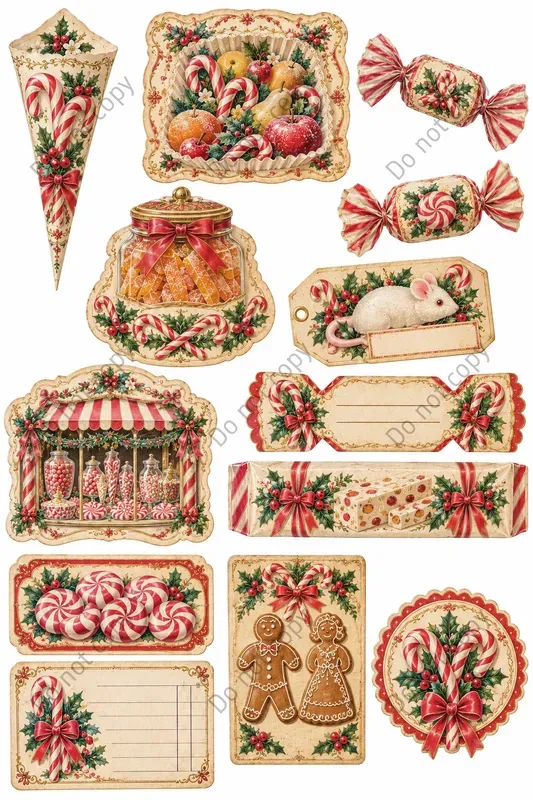 Sugar Plum Confectioner Ephemera