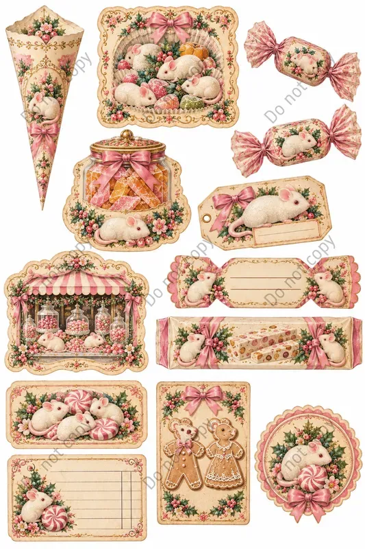 Sugar Plum Confectioner Ephemera