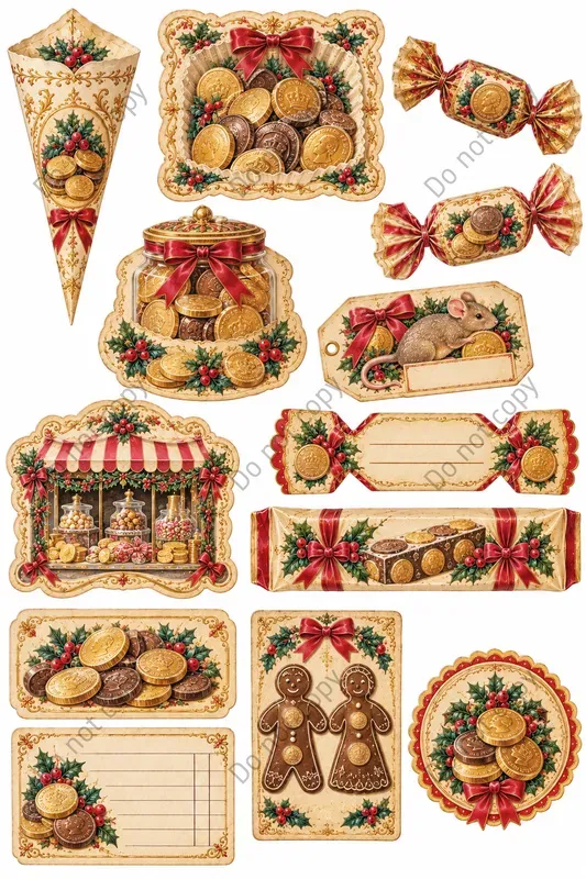 Sugar Plum Confectioner Ephemera