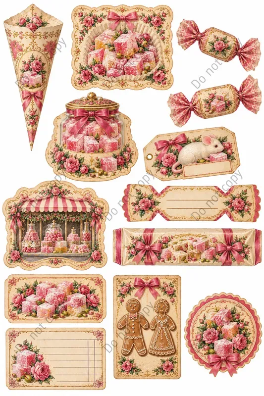 Sugar Plum Confectioner Ephemera