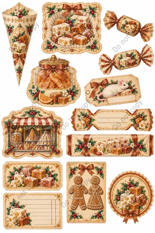 Sugar Plum Confectioner Ephemera