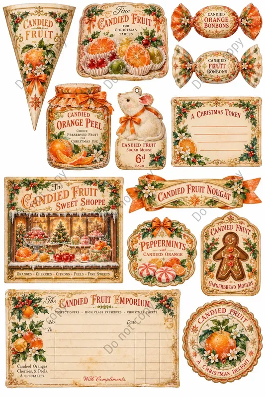 Sugar Plum Confectioner Ephemera