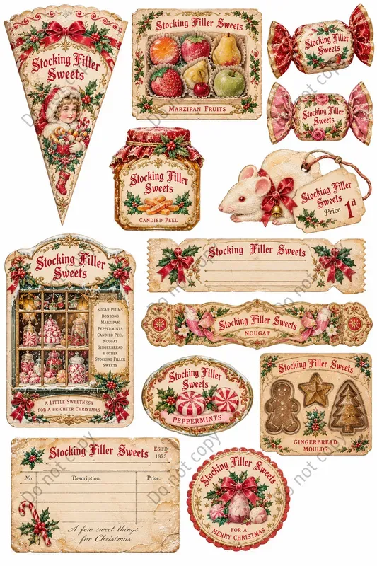 Sugar Plum Confectioner Ephemera