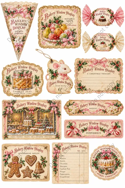 Sugar Plum Confectioner Ephemera