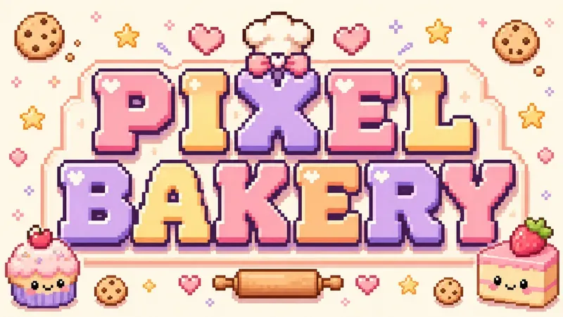 Pixel Art Font Text Systems