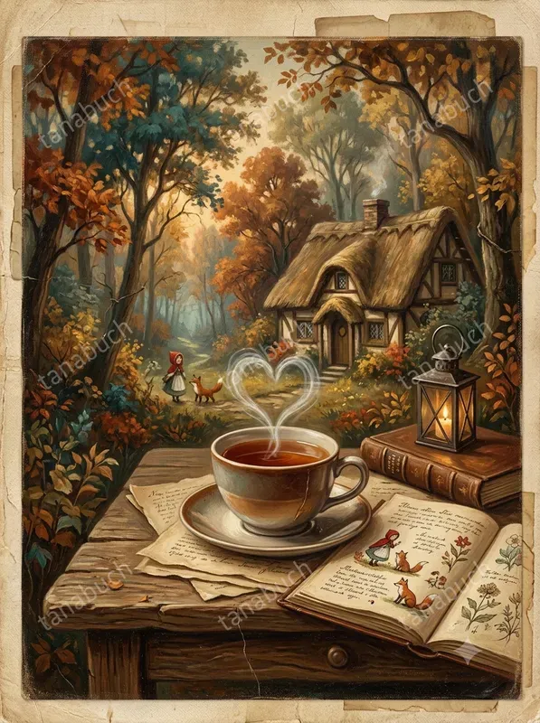 Vintage Autumn Fairytale Manuscripts