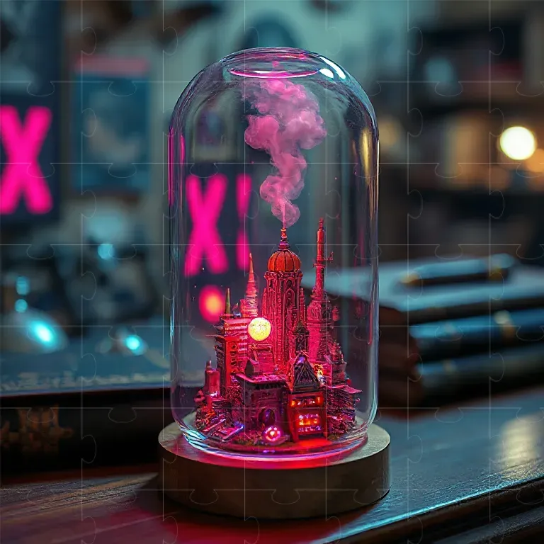 Miniature Diorama World Containers