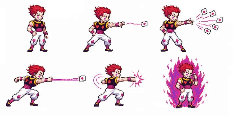 Anime Pixel Art Sprite Sheet Packs