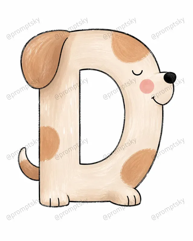 Letterform Animal Portraits