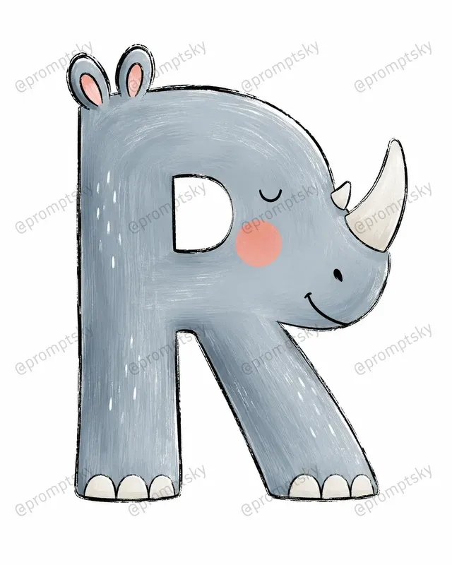 Letterform Animal Portraits