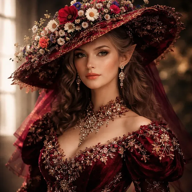 Floral Couture Fantasy Portraits