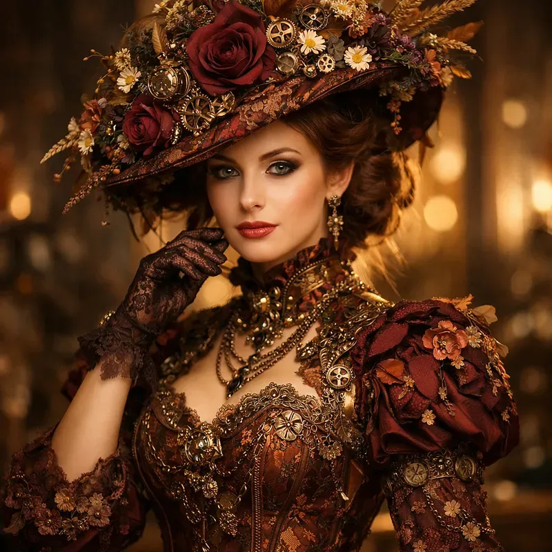 Floral Couture Fantasy Portraits