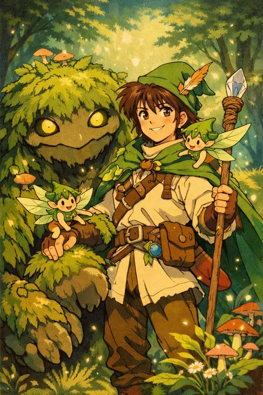 Retro Anime Trainer Posters