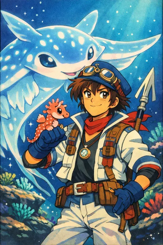 Retro Anime Trainer Posters