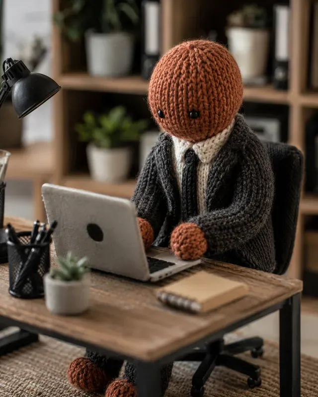 Realistic Knitted Humans
