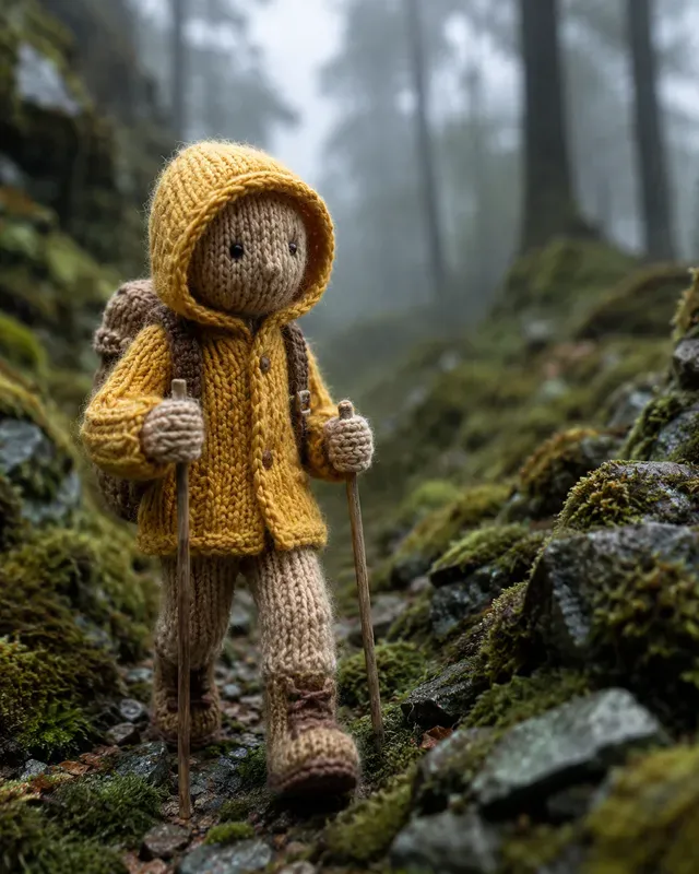 Realistic Knitted Humans