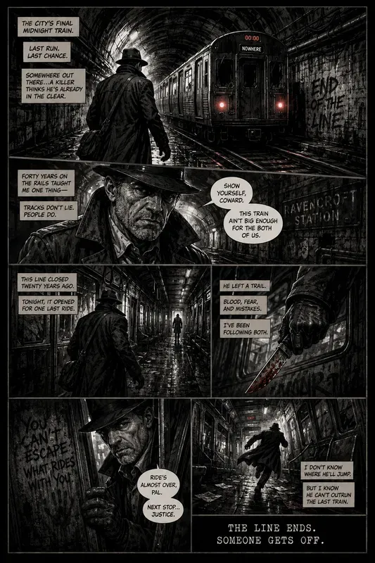 Noir Comic Page Generator