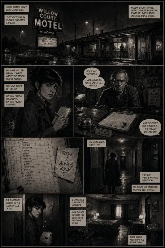 Noir Comic Page Generator