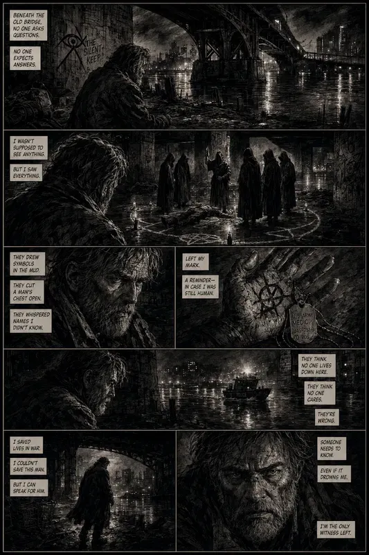 Noir Comic Page Generator