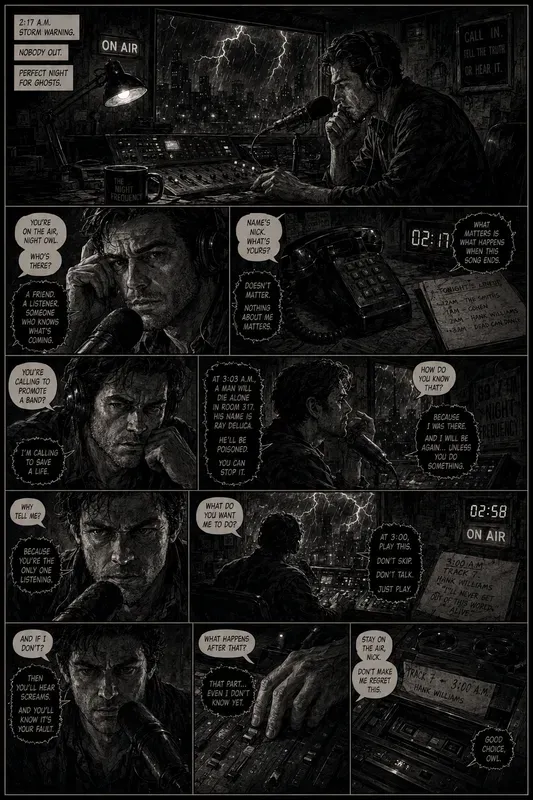 Noir Comic Page Generator