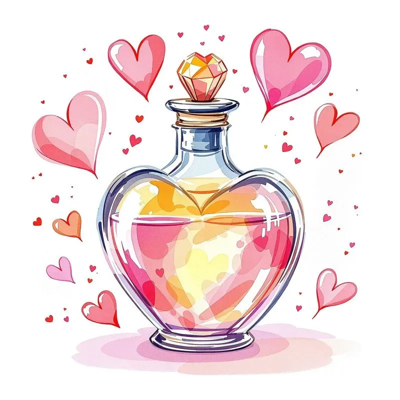 Cute Romantic Illustrations Heartthemed