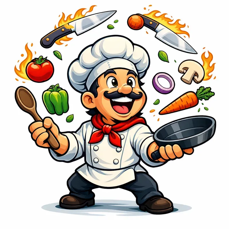 Cartoon Chef Mascots