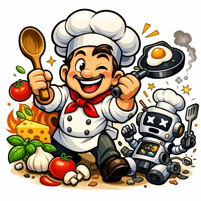Cartoon Chef Mascots