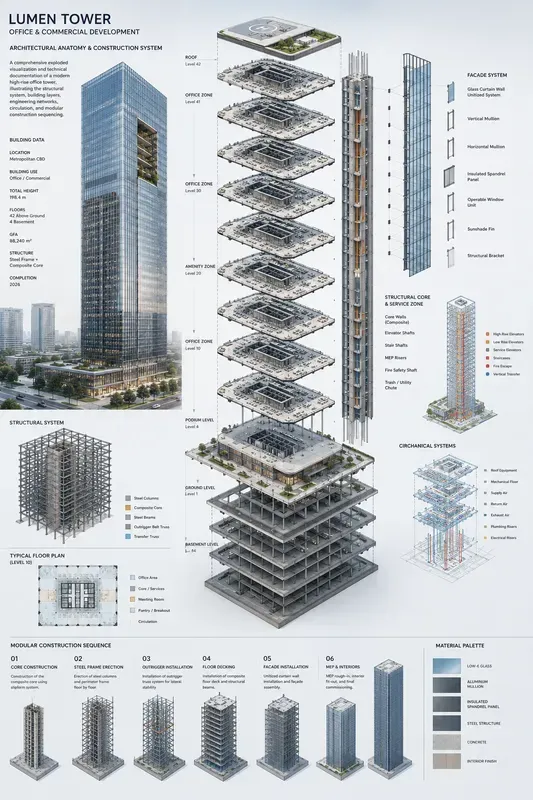 Exploded Building System Generator