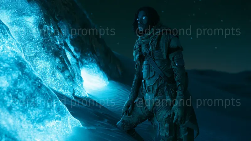 Bioluminescent Desert Nomads