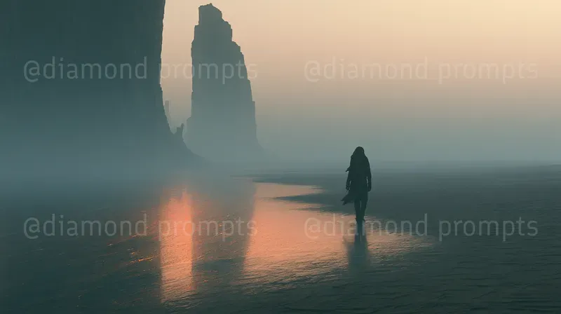 Bioluminescent Desert Nomads