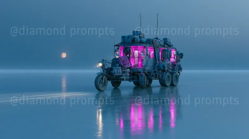 Bioluminescent Desert Nomads
