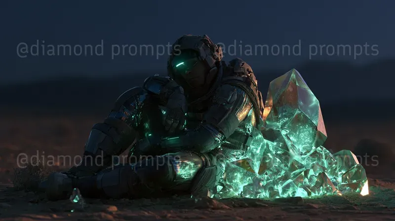 Bioluminescent Desert Nomads