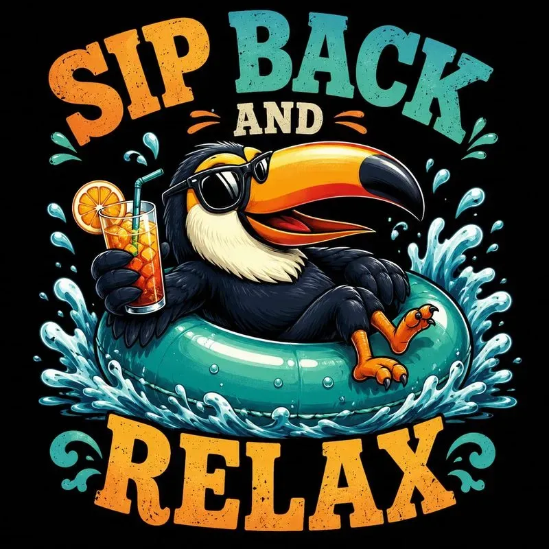 Funny Floating Animal Tees