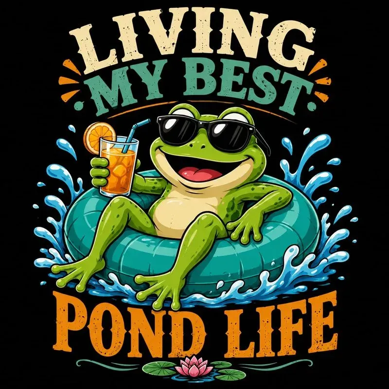 Funny Floating Animal Tees