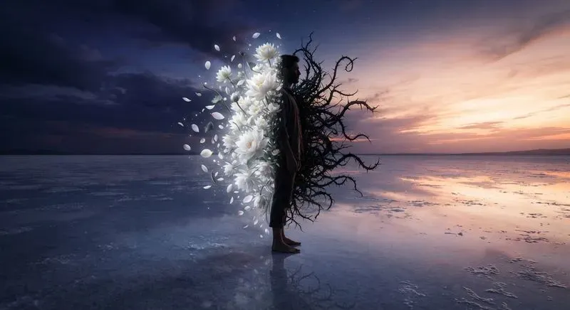Dual Mind Surreal Art