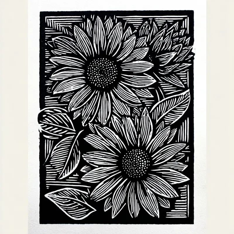 Linocut Tee Shirts