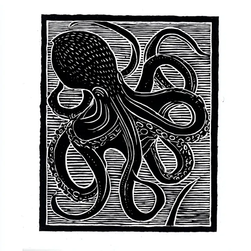 Linocut Tee Shirts